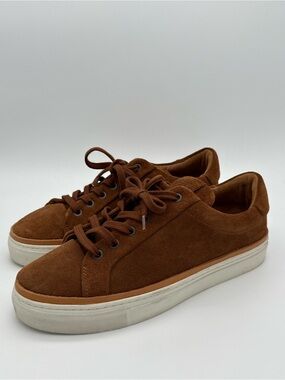 Allen Edmonds Men's Flynn Snuff Brown Leather Casual Dress Sneaker 9.5 D